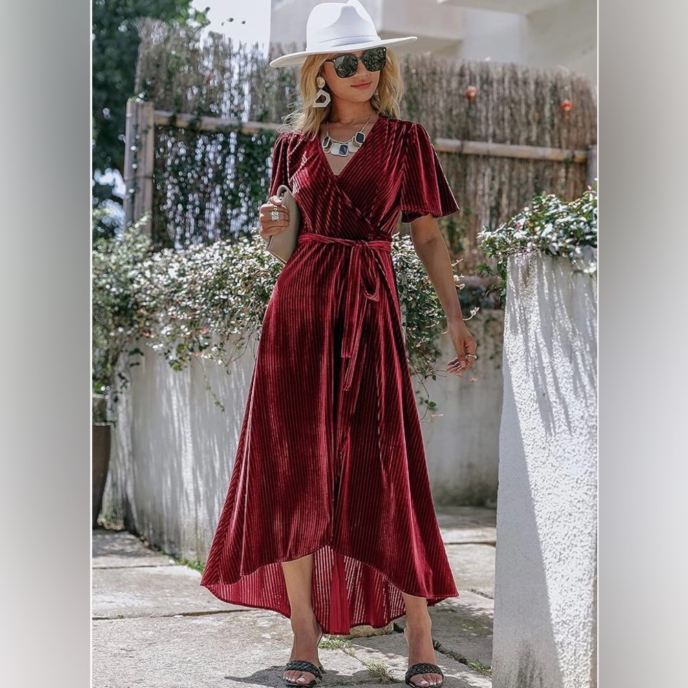 Simplee Apparel, Burgundy - Small